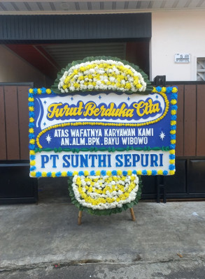 Papan Bunga Duka di Rawa Boni